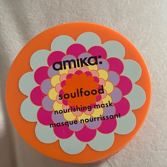 amika Soulfood Nourishing Mask — Bright Orange Jar - Picture 2 of 4
